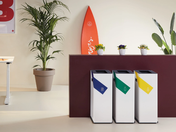 BASILEA - Waste paper bin for waste sorting by Made Design - view 2